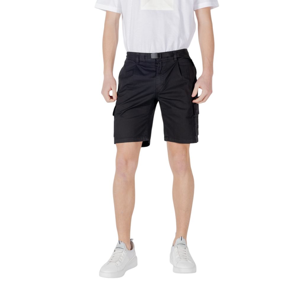 Hugo Boss Black Cotton Bermuda Shorts | Regal Royce