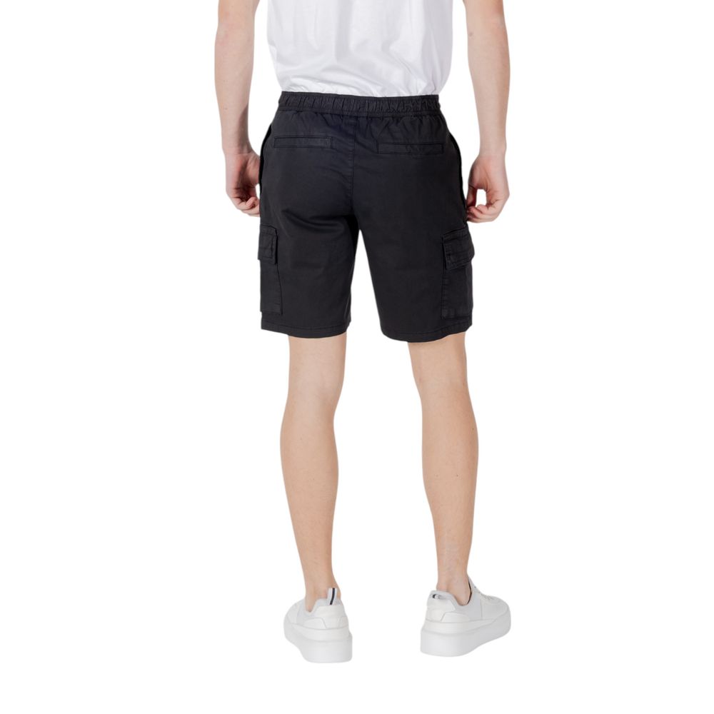 Hugo Boss Black Cotton Bermuda Shorts | Regal Royce