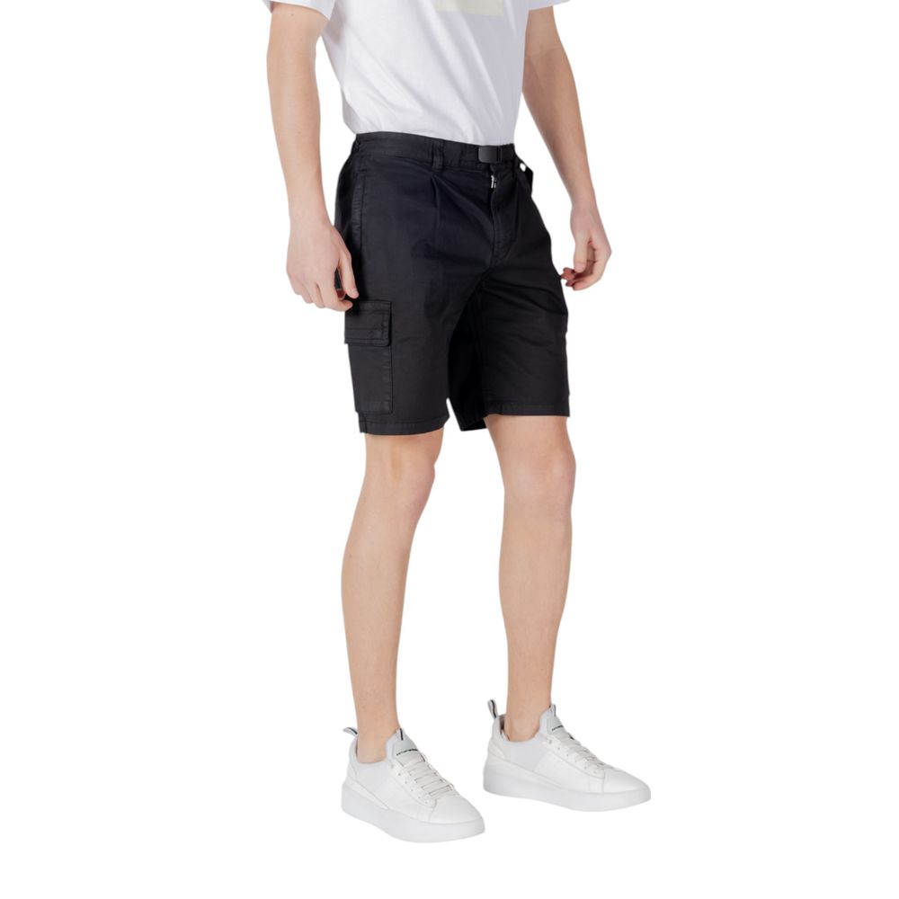 Hugo Boss Black Cotton Bermuda Shorts | Regal Royce