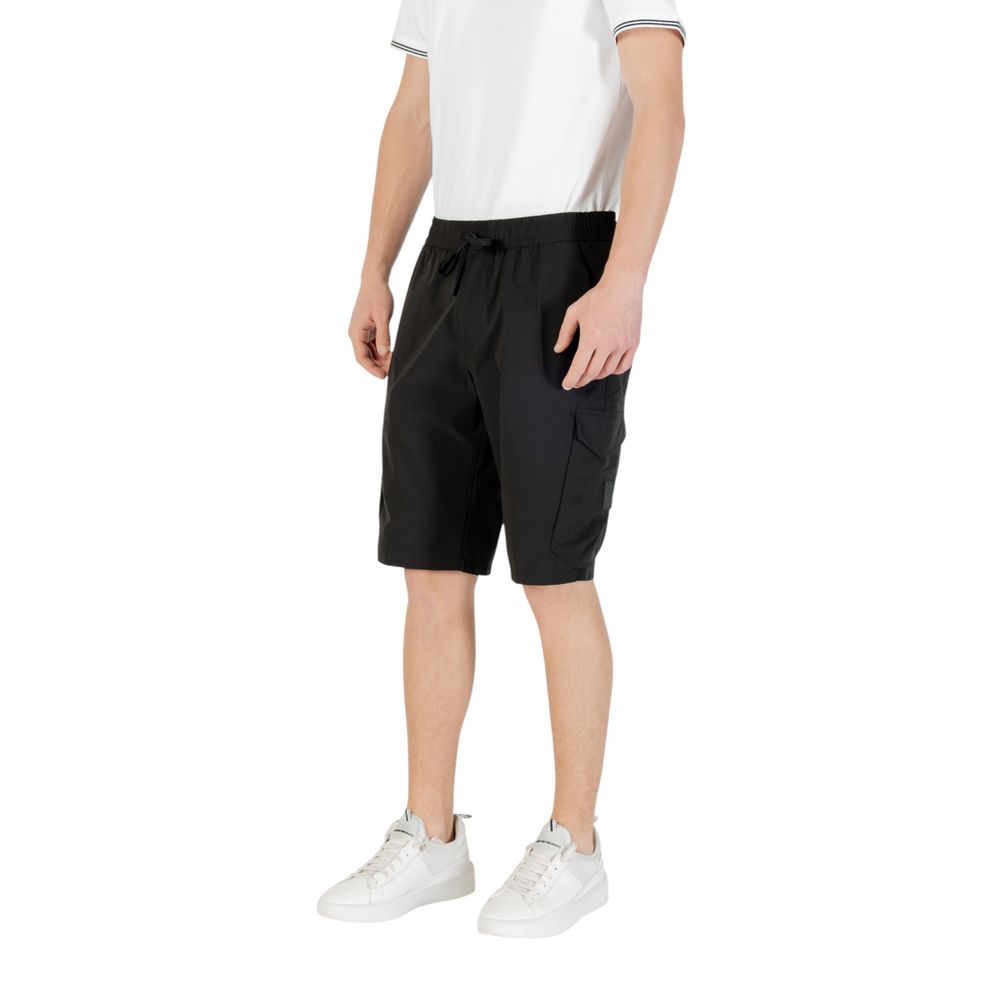Hugo Boss Black Polyester Bermuda Shorts | Regal Royce