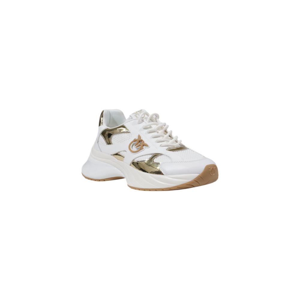 PINKO White Leather Chunky Sneakers | Regal Royce