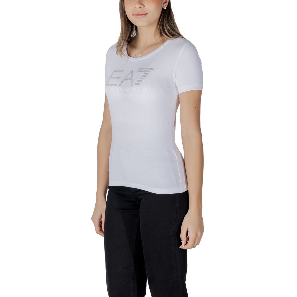 EA7 Emporio Armani White Cotton Sportswear | Regal Royce