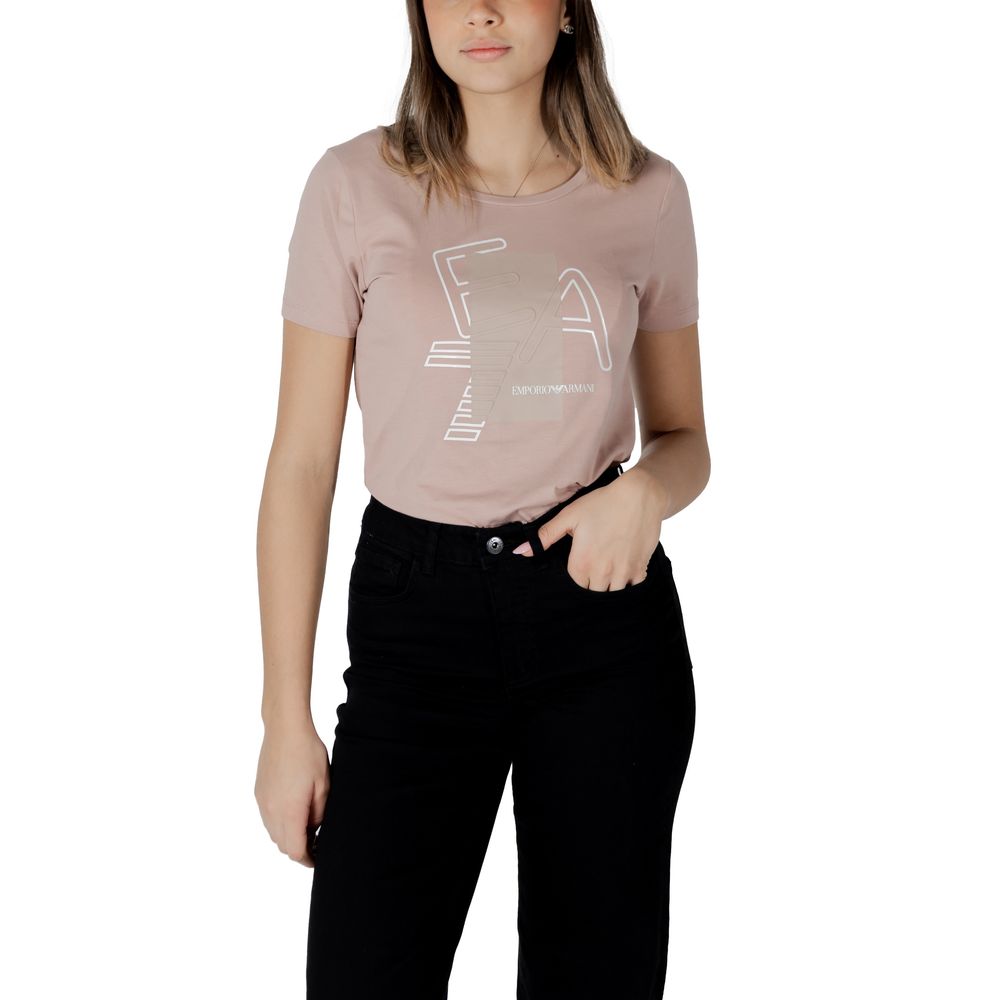 EA7 Emporio Armani Pink Cotton Sportswear | Regal Royce