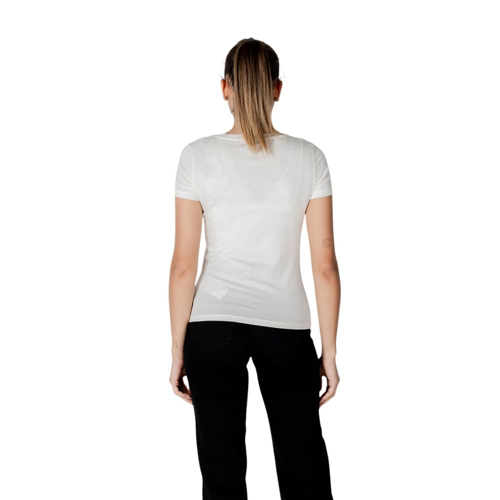 EA7 Emporio Armani Cream Modal Sportswear | Regal Royce