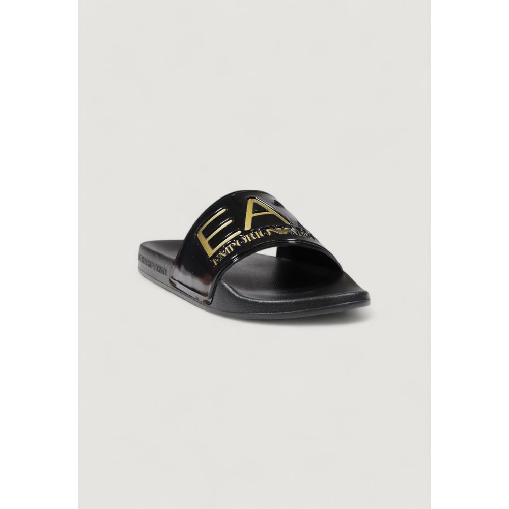 EA7 Emporio Armani Bicolor Pvc Slippers | Regal Royce