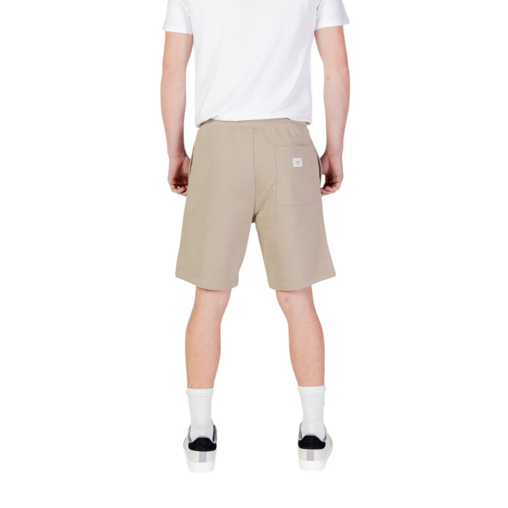Replay Beige Cotton Bermuda Shorts | Regal Royce