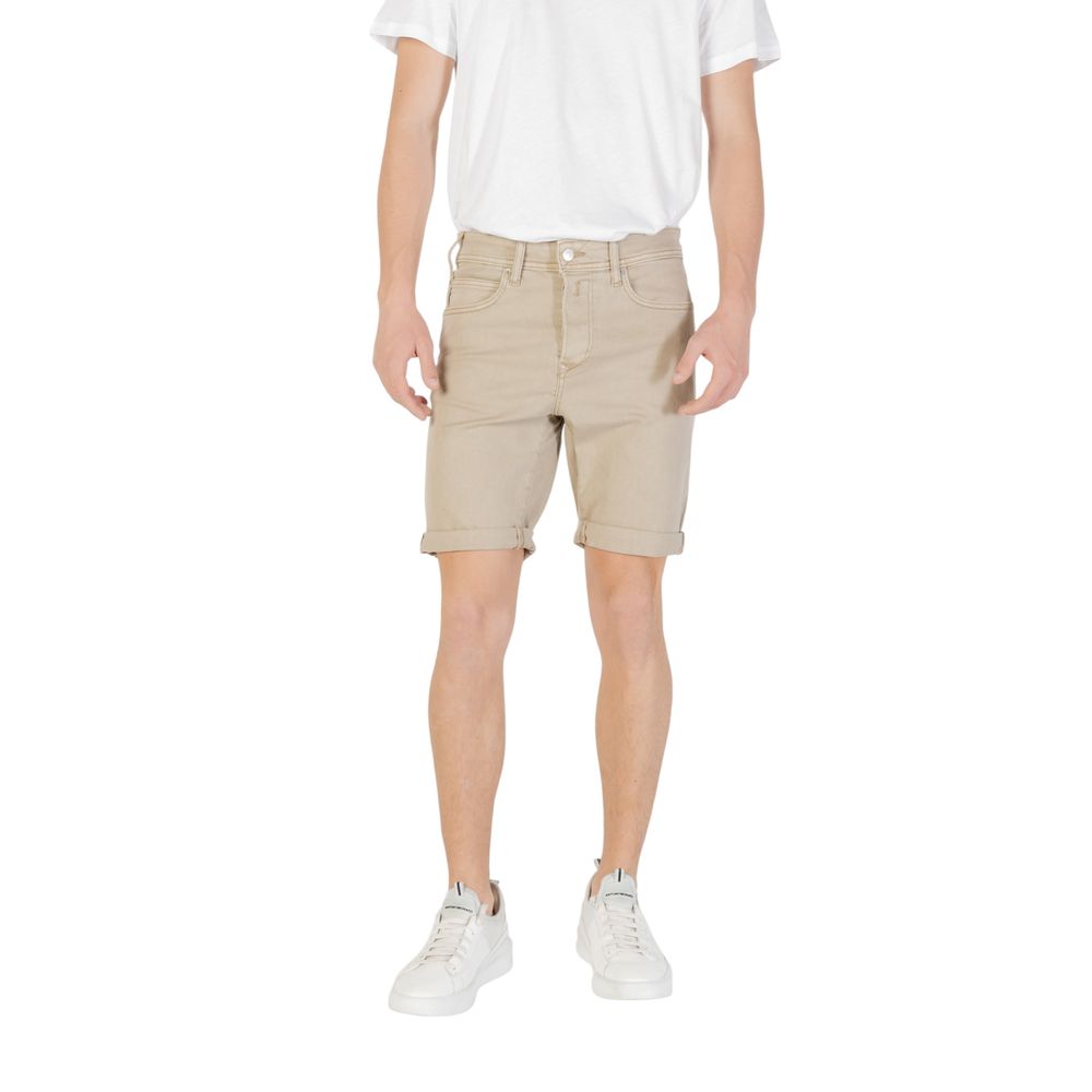 Replay Green Cotton Bermuda Shorts | Regal Royce