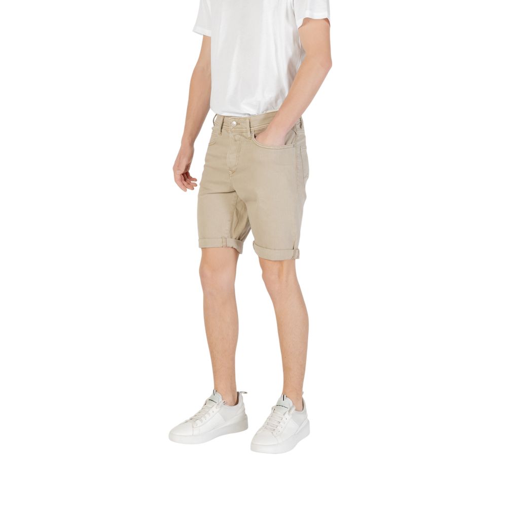 Replay Green Cotton Bermuda Shorts | Regal Royce
