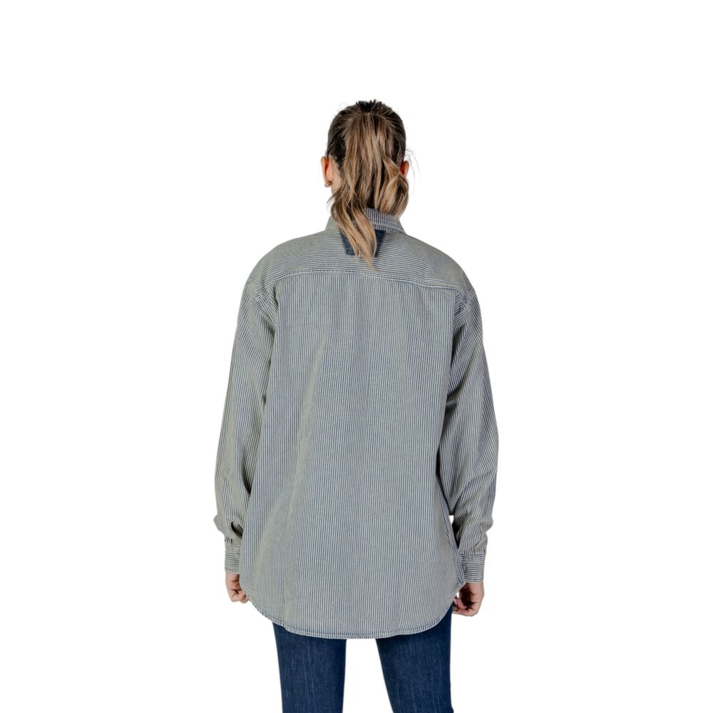 Replay Blue Cotton Blouse | Regal Royce