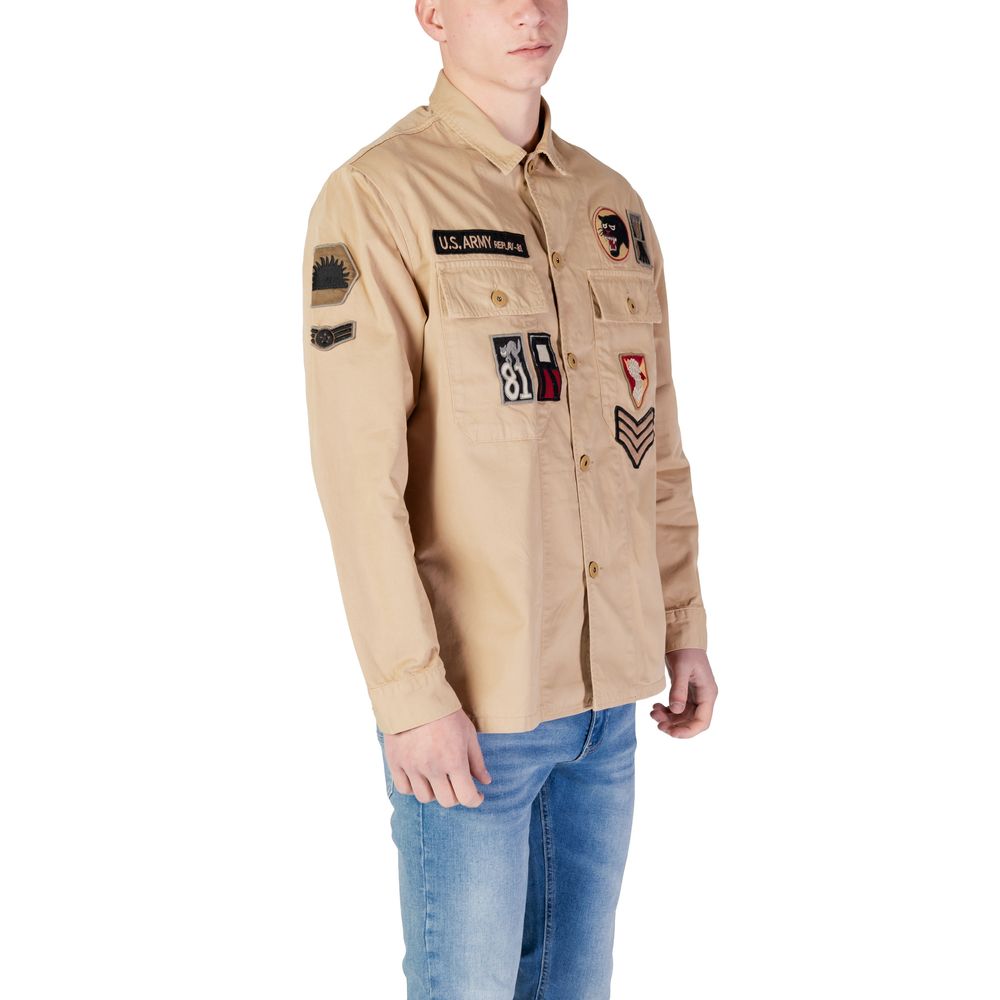 Replay Beige Denim Shirt | Regal Royce