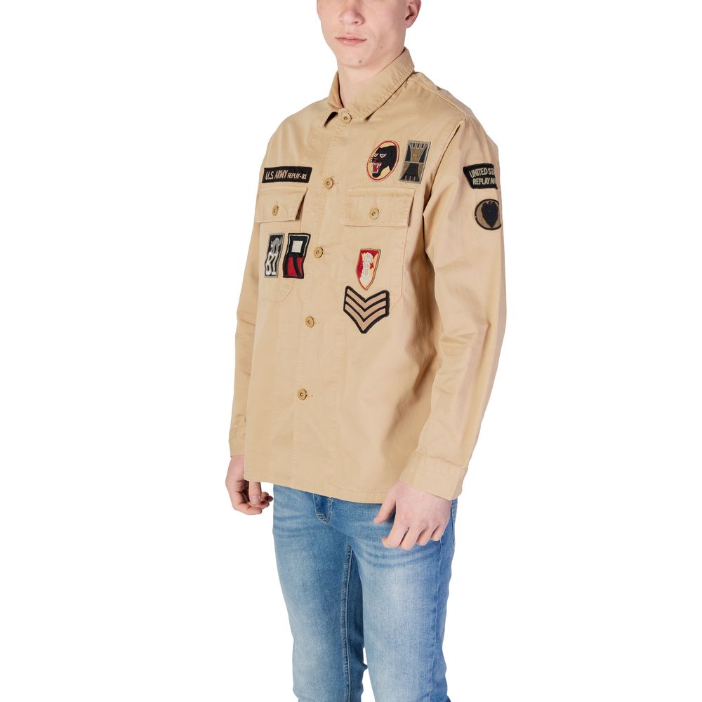 Replay Beige Denim Shirt | Regal Royce