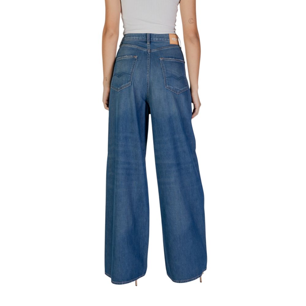Replay Blue Cotton Bootcut Jeans | Regal Royce