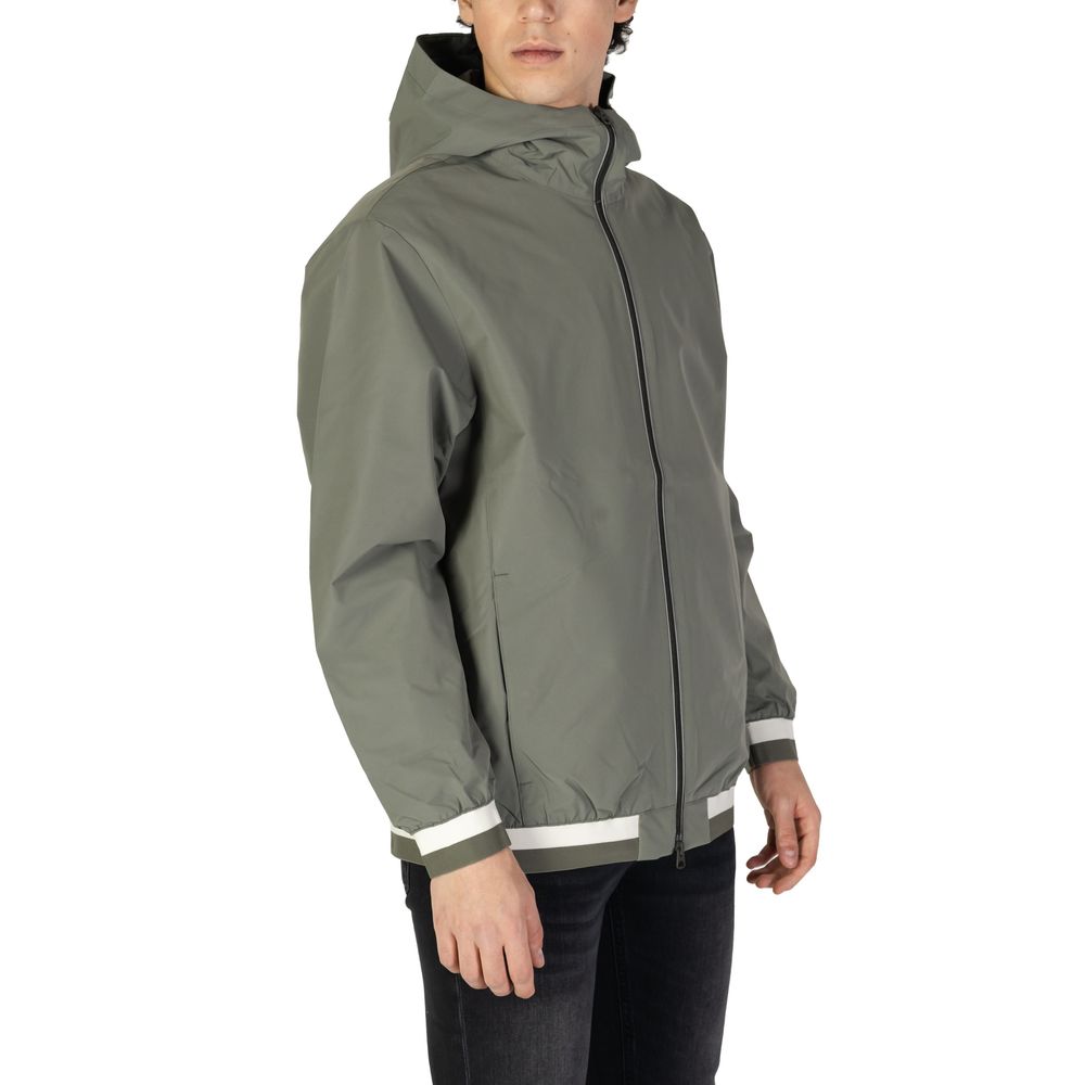 Replay Green Polyester Shell Jacket | Regal Royce