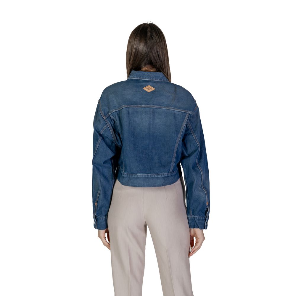 Replay Blue Cotton Denim Jacket | Regal Royce