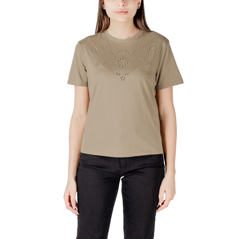 Jacqueline De Yong Bicolor Cotton T-Shirt | Regal Royce