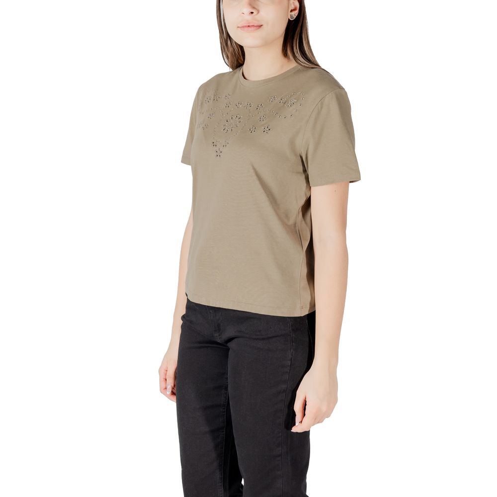 Jacqueline De Yong Bicolor Cotton T-Shirt | Regal Royce