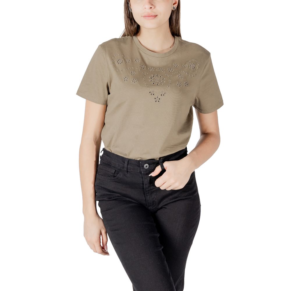 Jacqueline De Yong Bicolor Cotton T-Shirt | Regal Royce