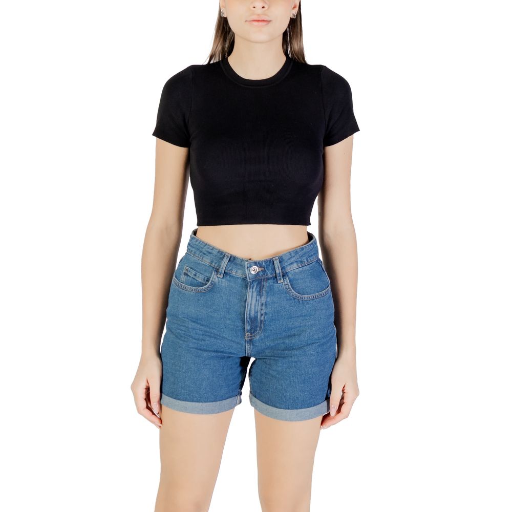 Jacqueline De Yong Black Viscose Sweater | Regal Royce