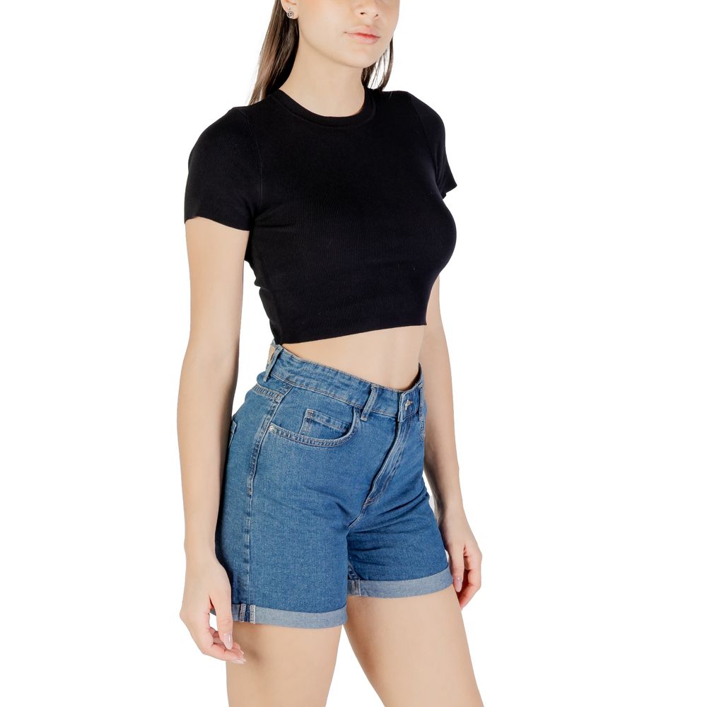 Jacqueline De Yong Black Viscose Sweater | Regal Royce