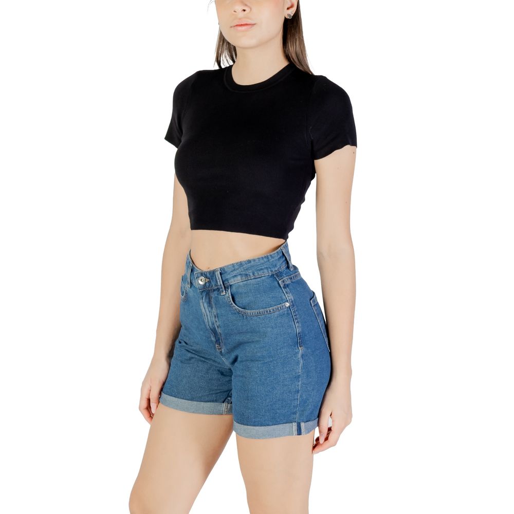 Jacqueline De Yong Black Viscose Sweater | Regal Royce