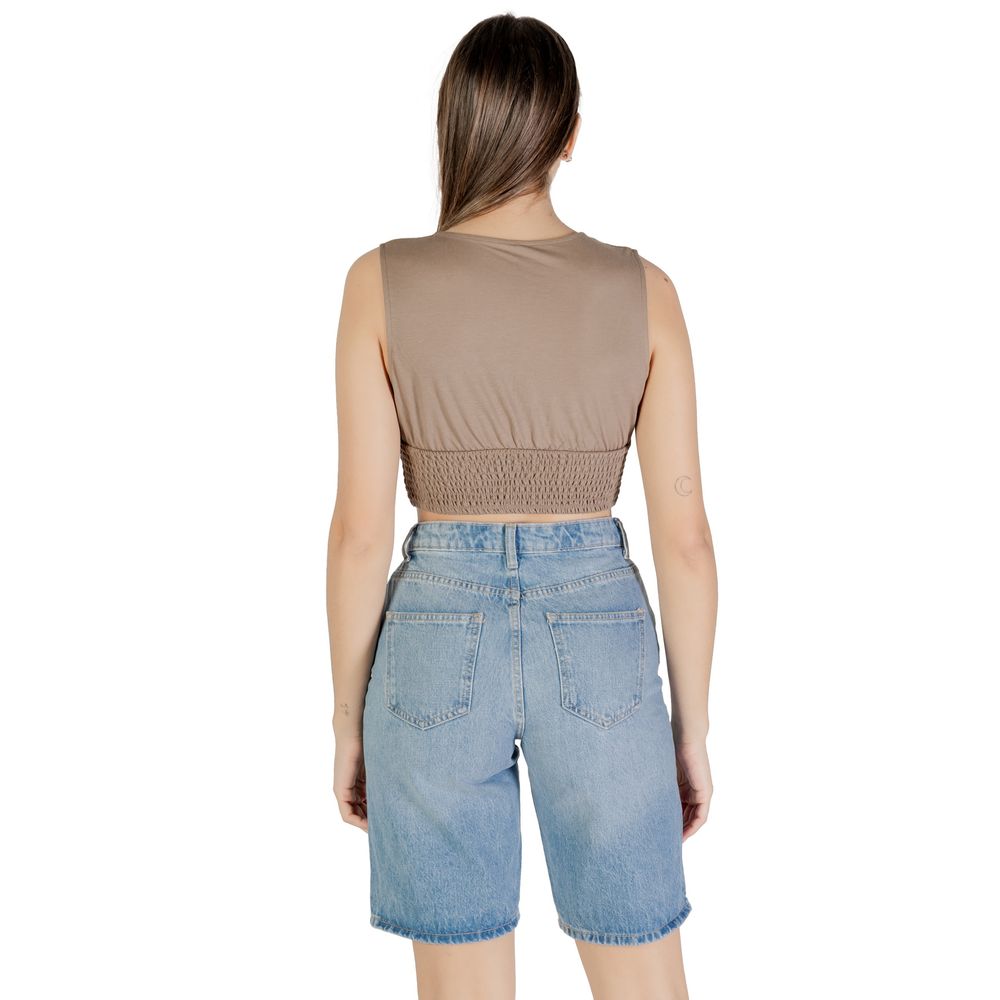 Only Brown Viscose Top | Regal Royce