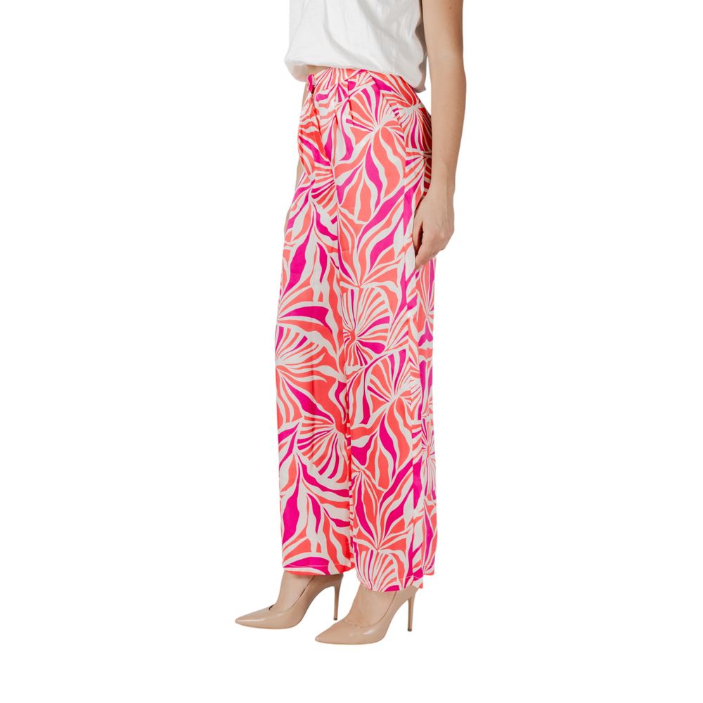 Only Multicolor Recycled Polyester Casual Pants | Regal Royce
