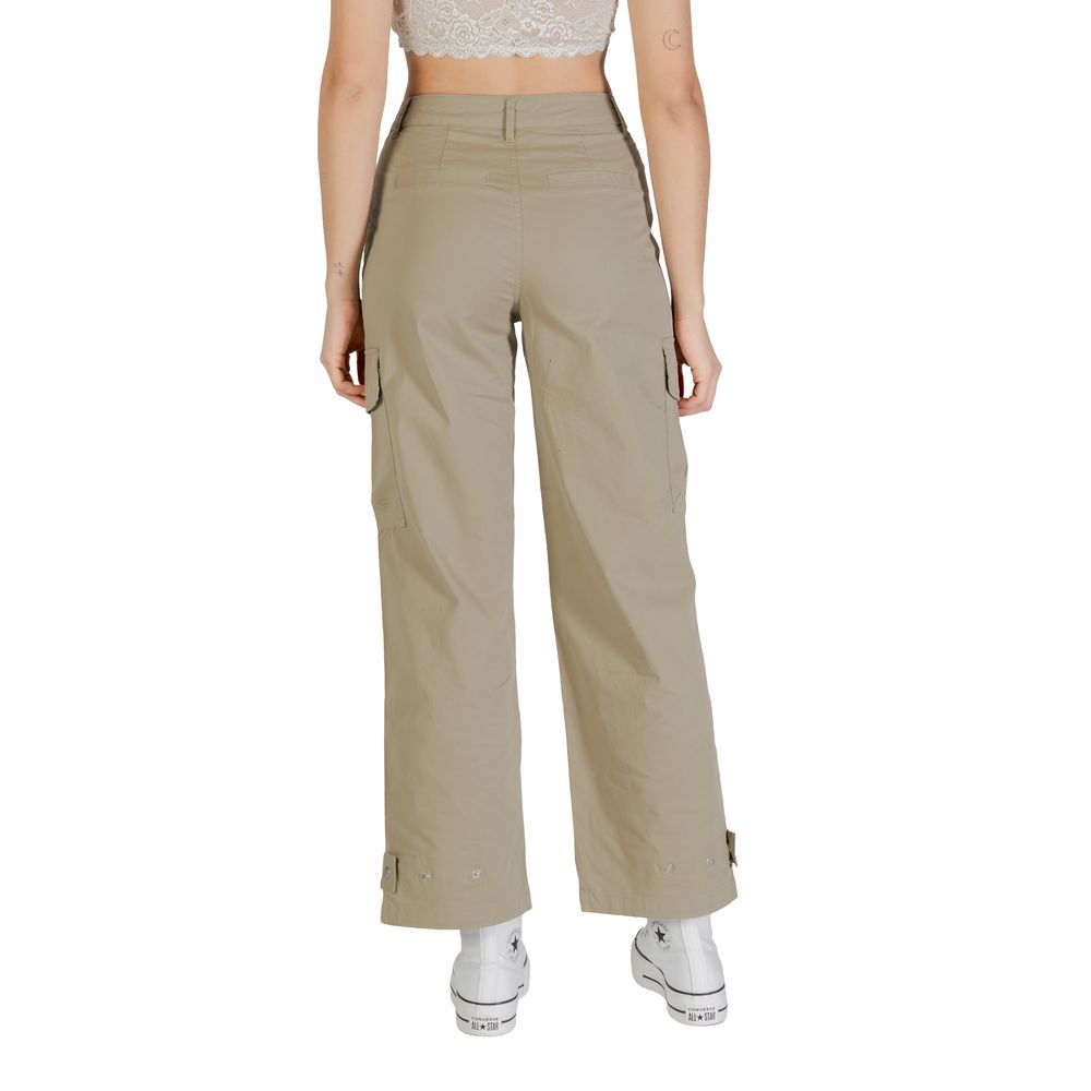 Only Beige Cotton Cargo Pants | Regal Royce
