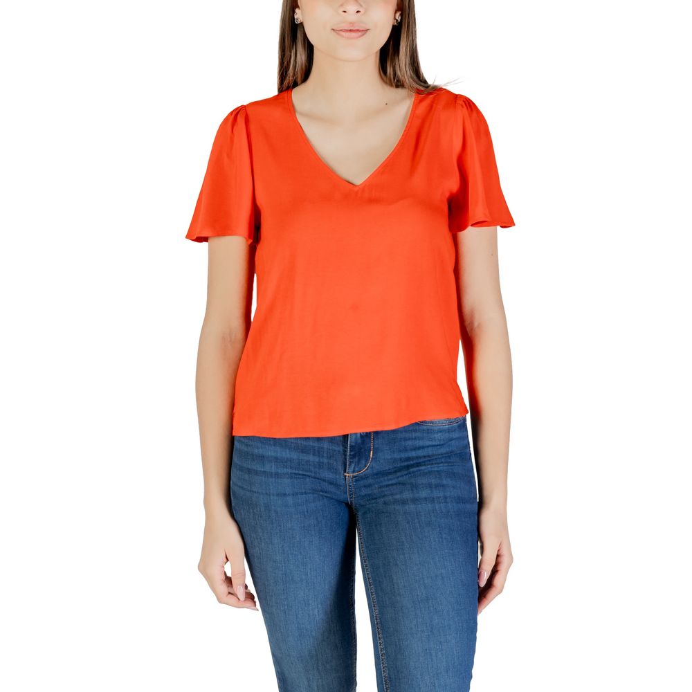 Vero Moda Red Viscose Blouse | Regal Royce