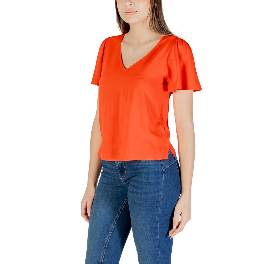 Vero Moda Red Viscose Blouse | Regal Royce