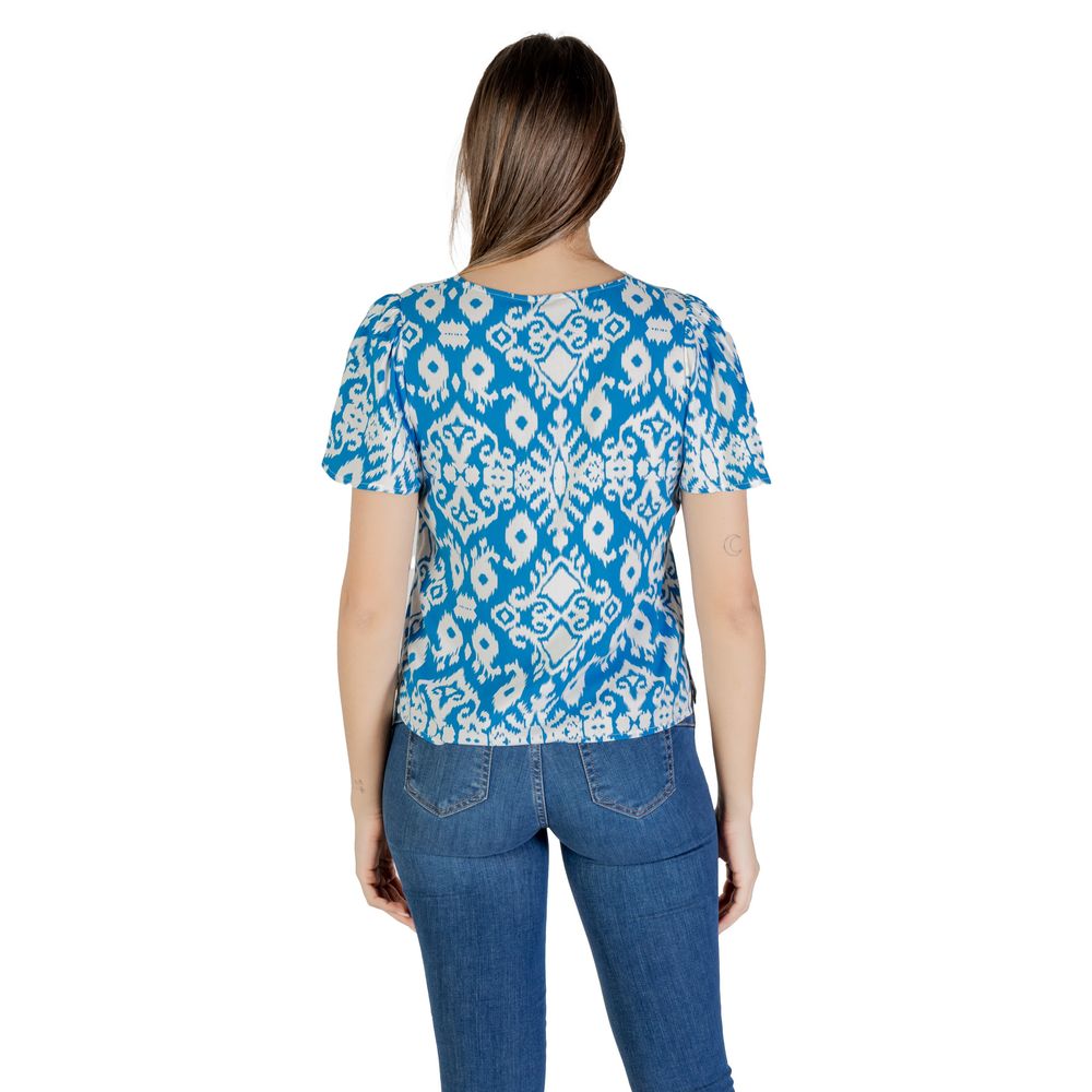 Vero Moda Blue Viscose Blouse