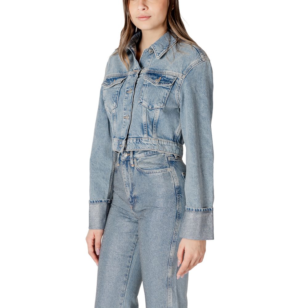 Only Light Blue Organic Cotton Jackets & Coat | Regal Royce