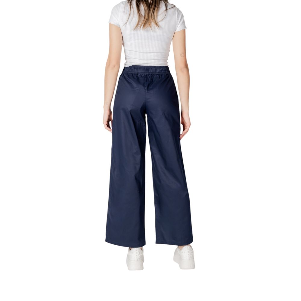 Only Blue Cotton Casual Pants | Regal Royce