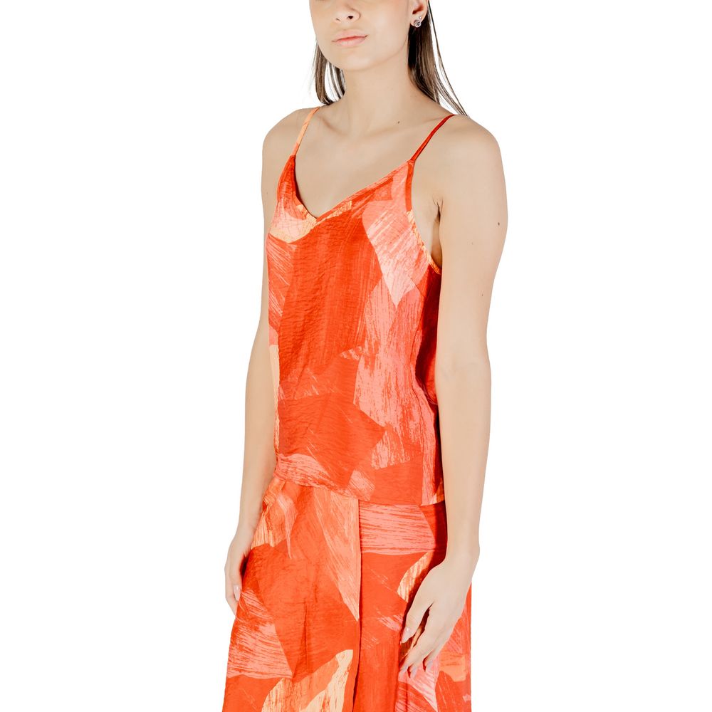 Vila Clothes Red Polyamide Top | Regal Royce