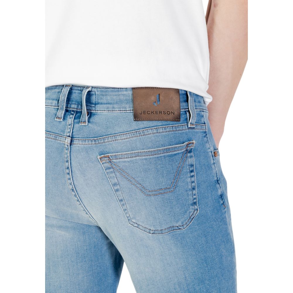 Jeckerson Light Blue Cotton Bermuda Shorts | Regal Royce