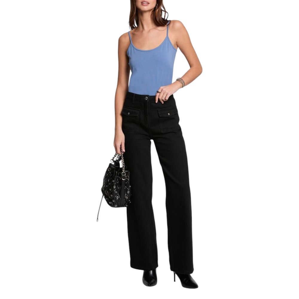 Morgan De Toi Blue Cotton Tank Tops | Regal Royce