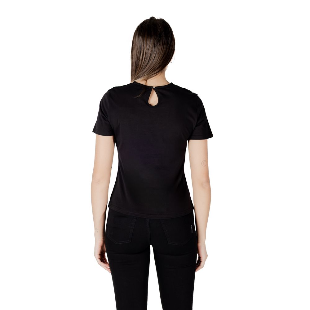 Morgan De Toi Black Cotton T-Shirt | Regal Royce