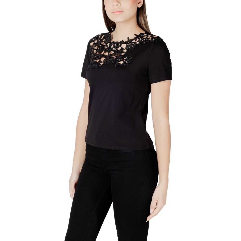 Morgan De Toi Black Cotton T-Shirt | Regal Royce