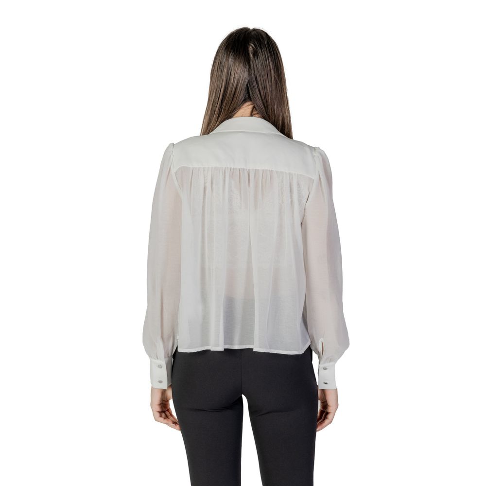 Morgan De Toi White Polyester Blouse | Regal Royce