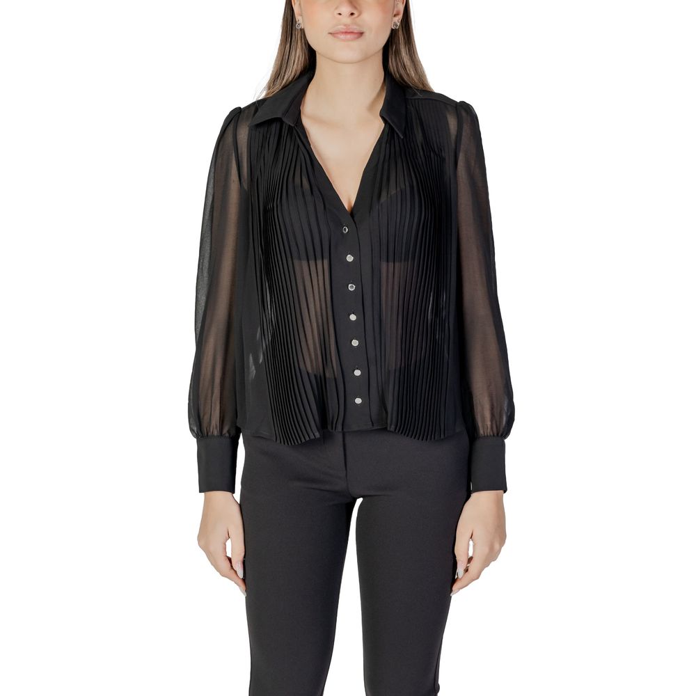 Morgan De Toi Black Polyester Blouse | Regal Royce