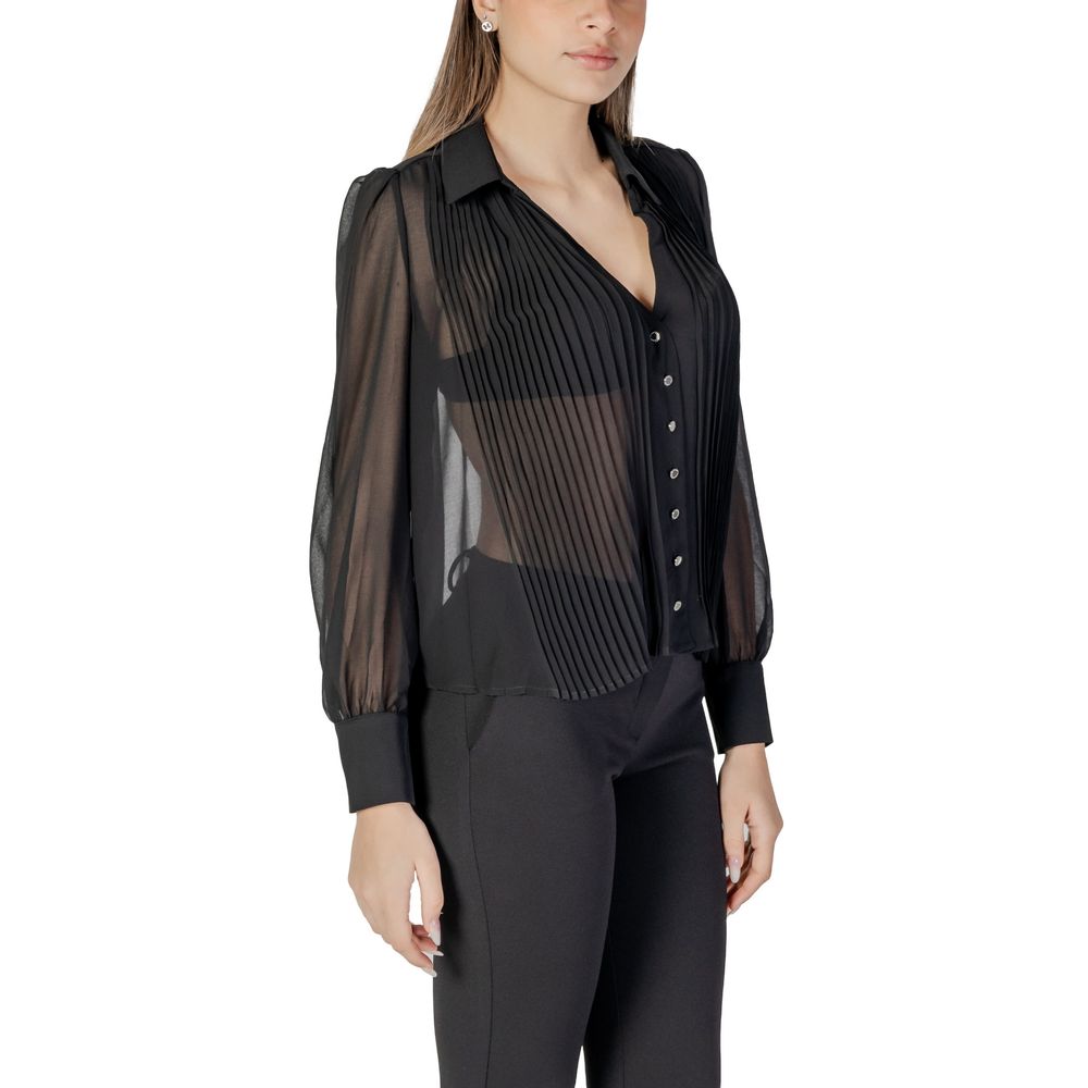 Morgan De Toi Black Polyester Blouse | Regal Royce