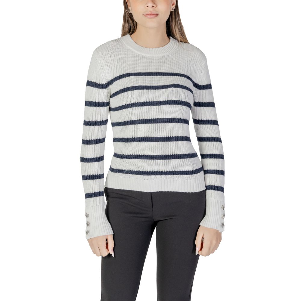 Morgan De Toi White Cotton Sweatshirt | Regal Royce
