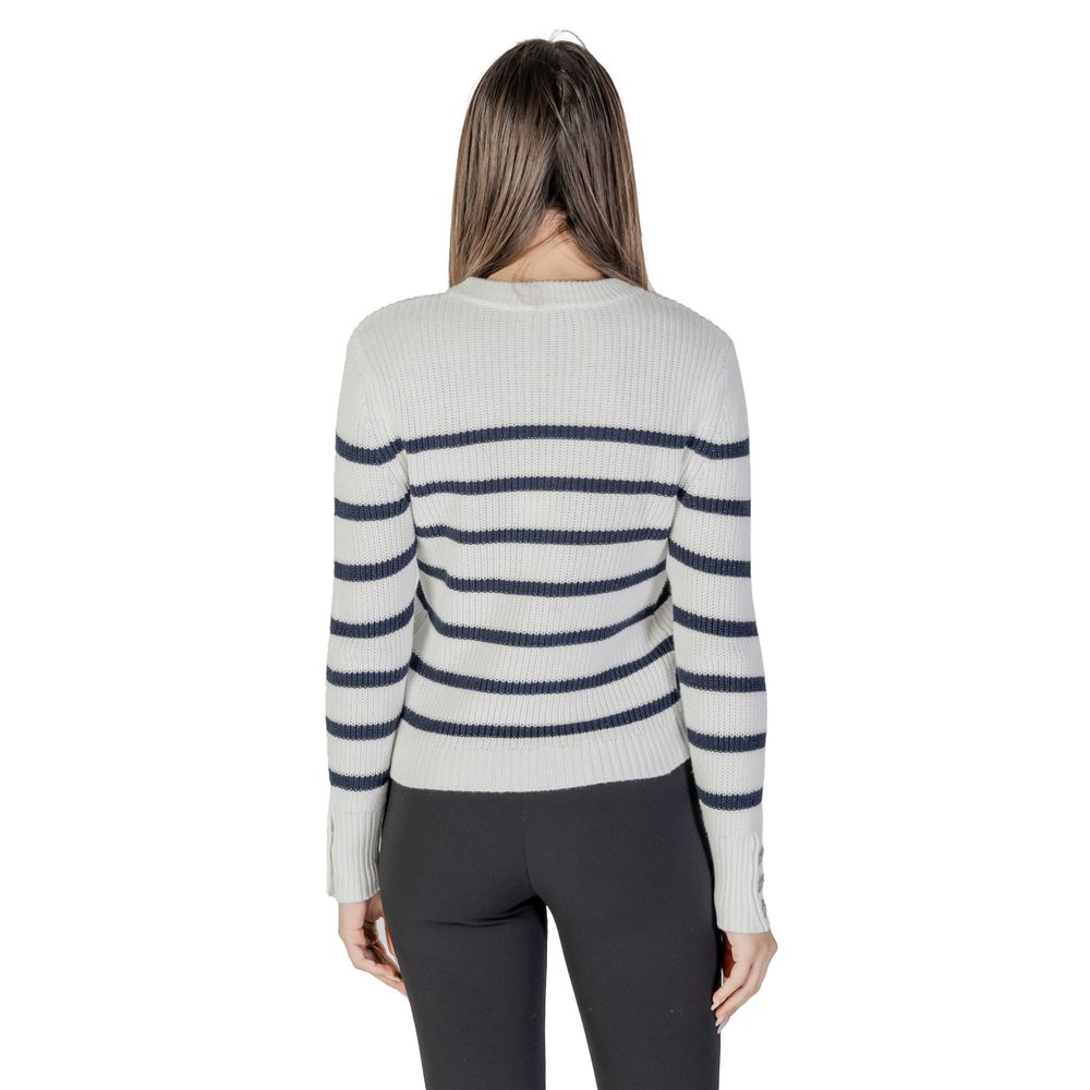 Morgan De Toi White Cotton Sweatshirt | Regal Royce