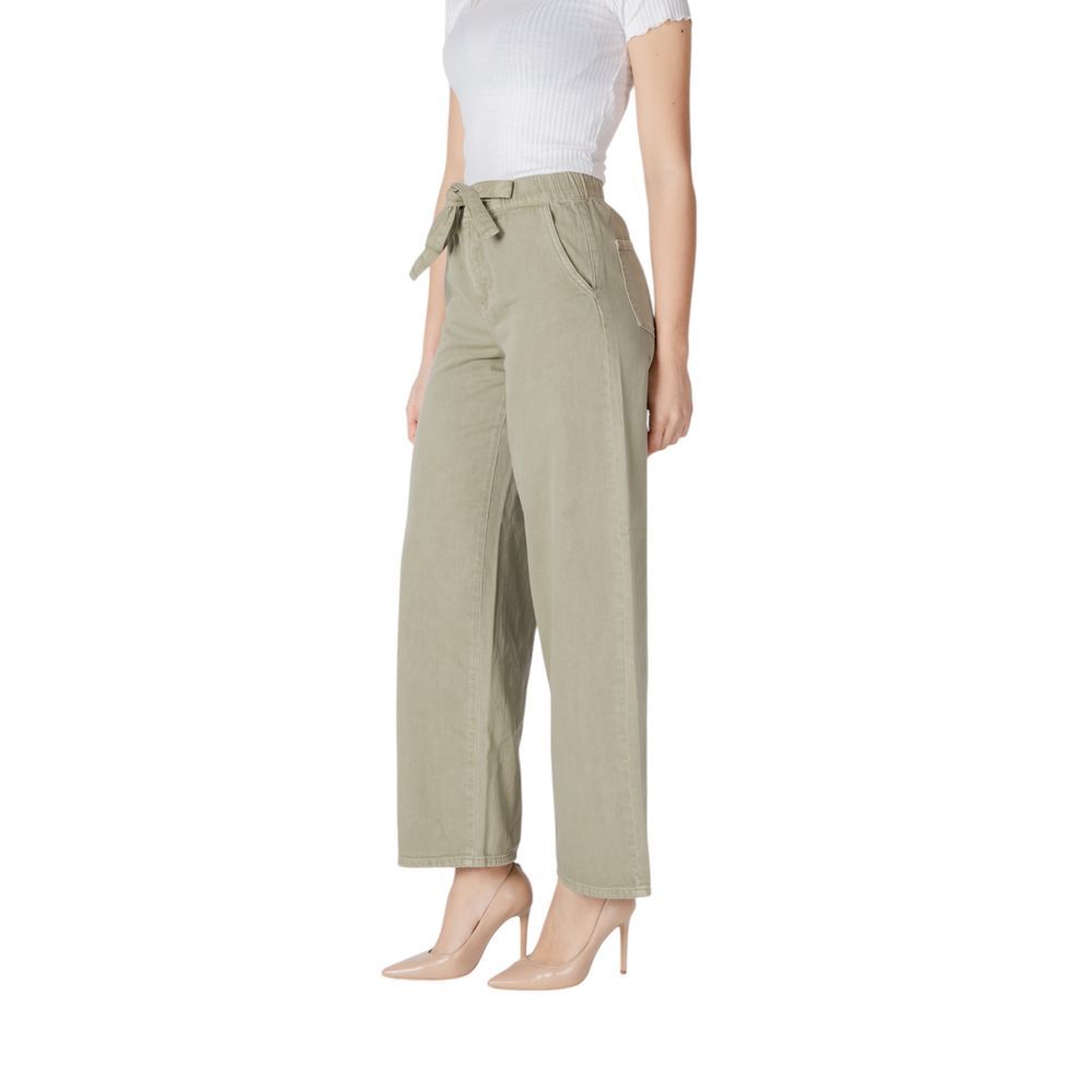 Only Green Cotton Casual Pants | Regal Royce
