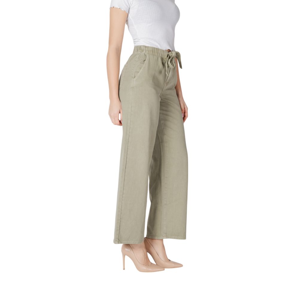 Only Green Cotton Casual Pants | Regal Royce