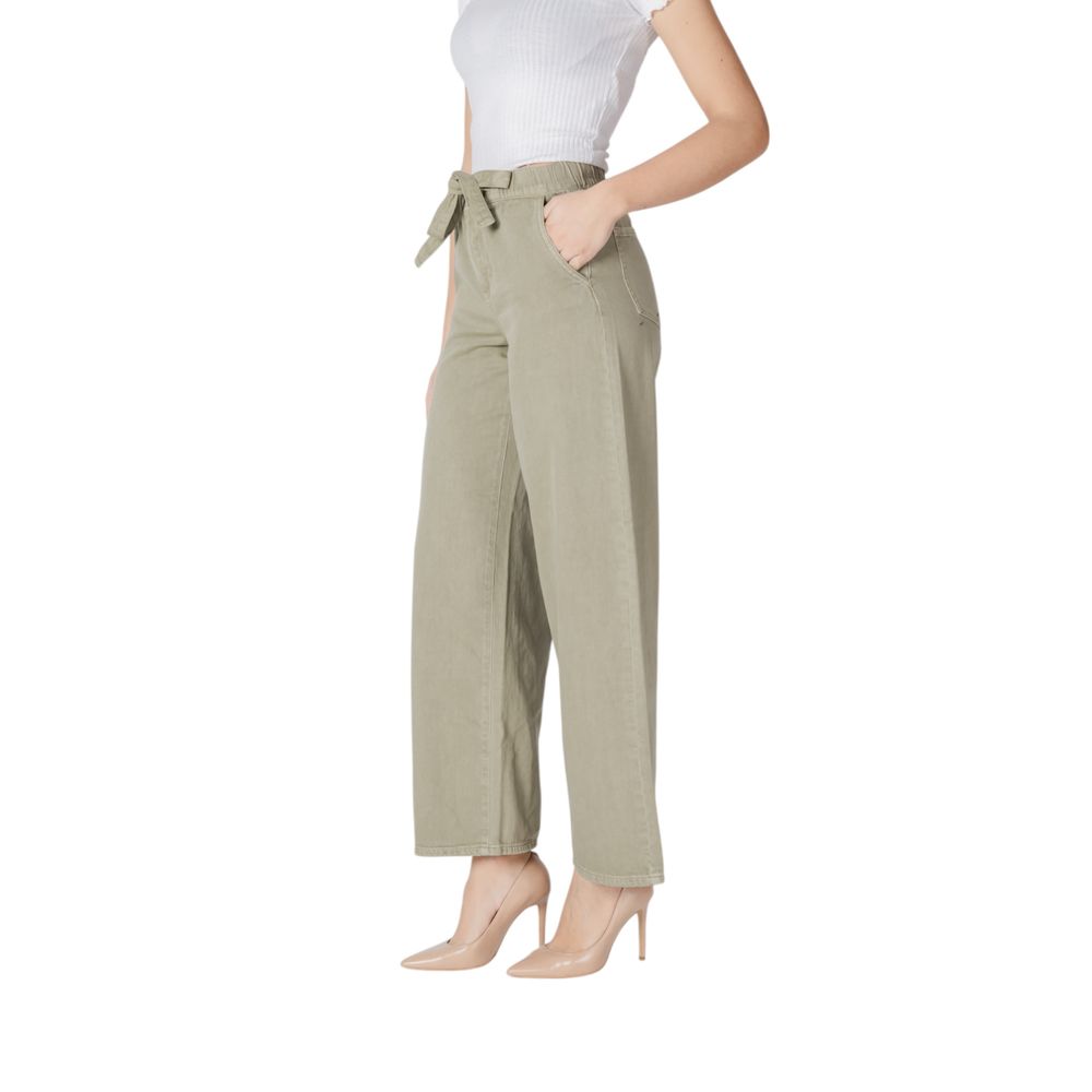 Only Green Cotton Casual Pants | Regal Royce