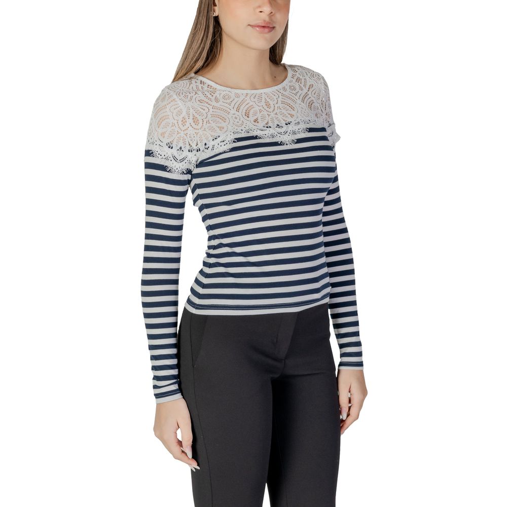 Morgan De Toi White Recycled Polyester Long Sleeve T-Shirt | Regal Royce