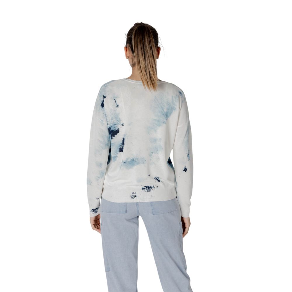 Desigual White Viscose Sweatshirt