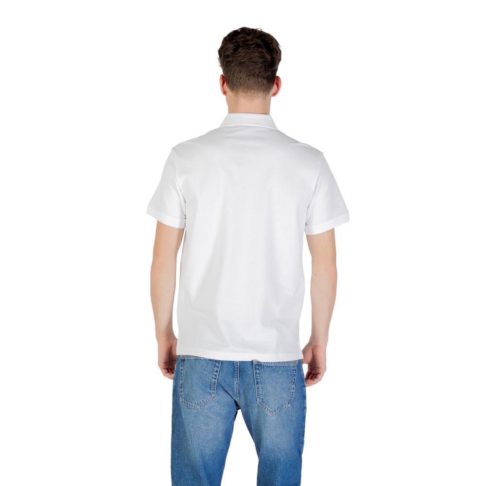 Emporio Armani Underwear White Cotton Polo Shirt | Regal Royce