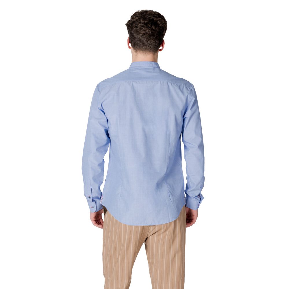 Gianni Lupo Light Blue Cotton Shirt | Regal Royce