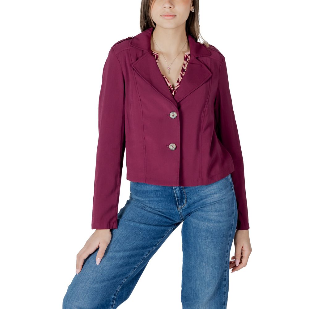 Street One Purple Viscose Parka